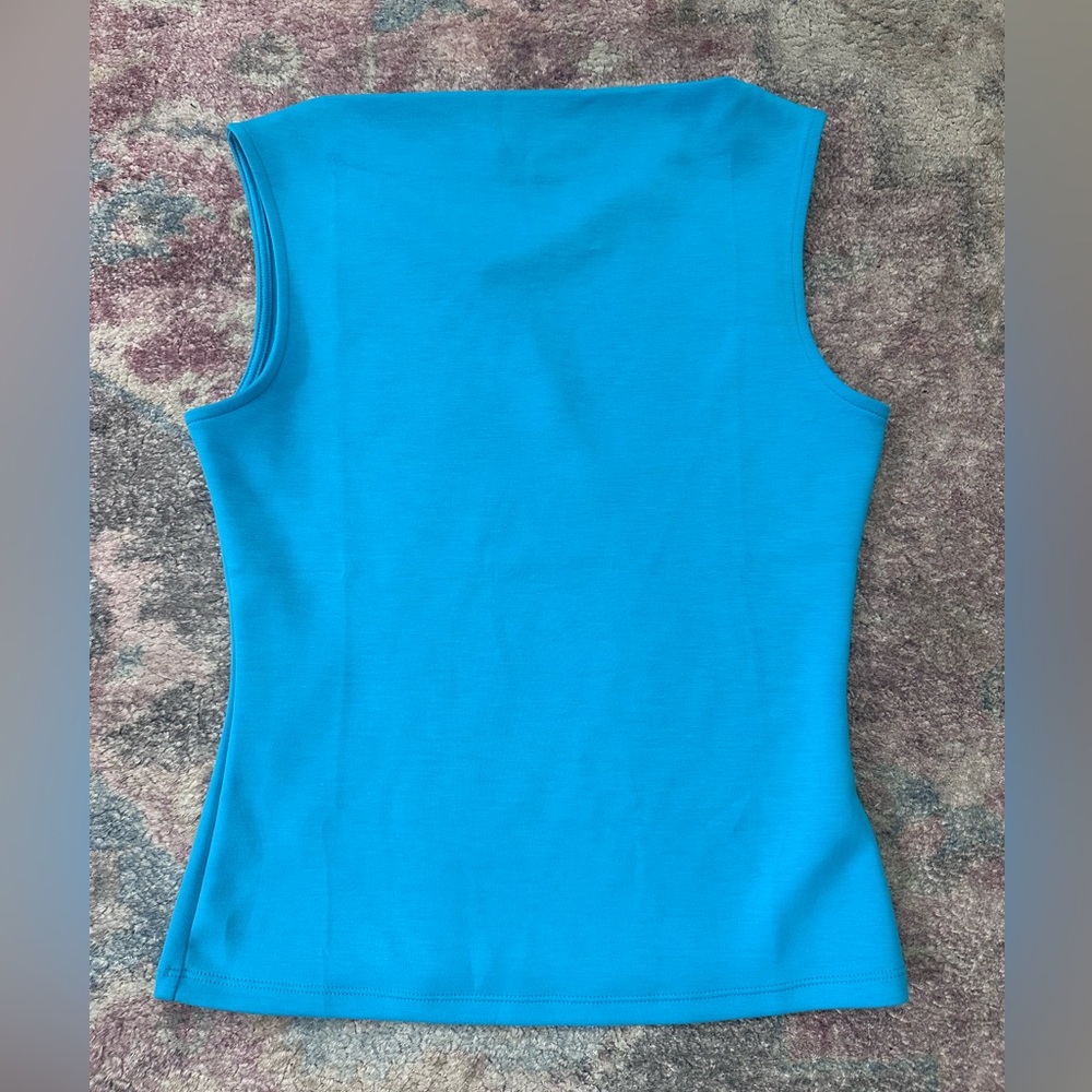 Banana Republic Turquoise Scuba Tank Super Soft Size XS